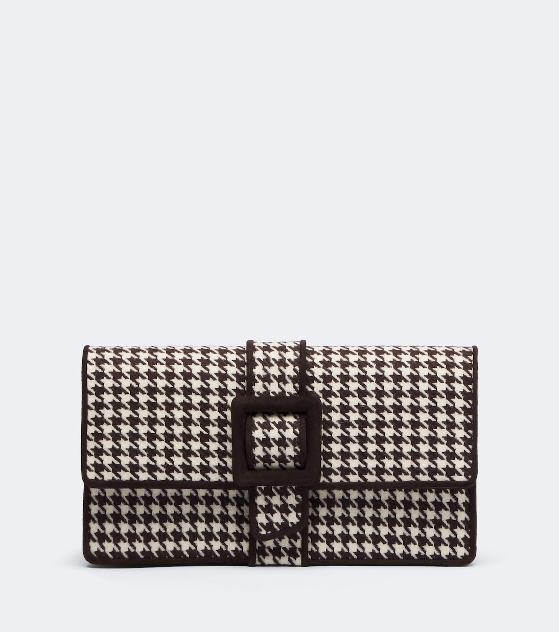 Manolo Blahnik - Maycap houndstooth clutch