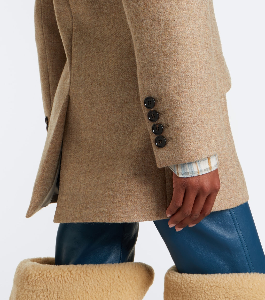 Chloé - Caped wool blazer