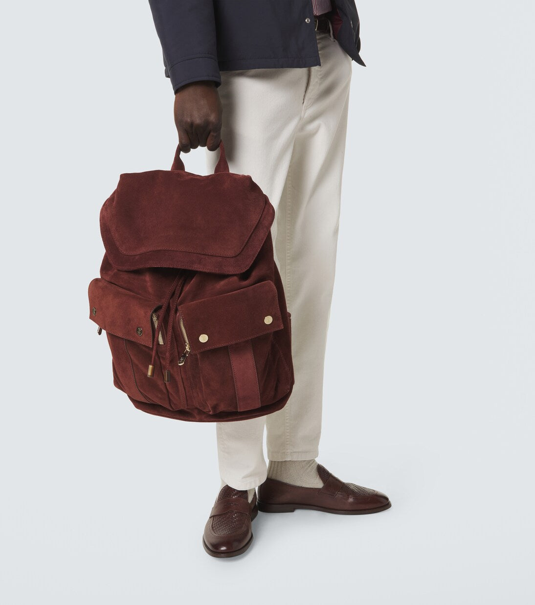 Brunello Cucinelli - Suede backpack