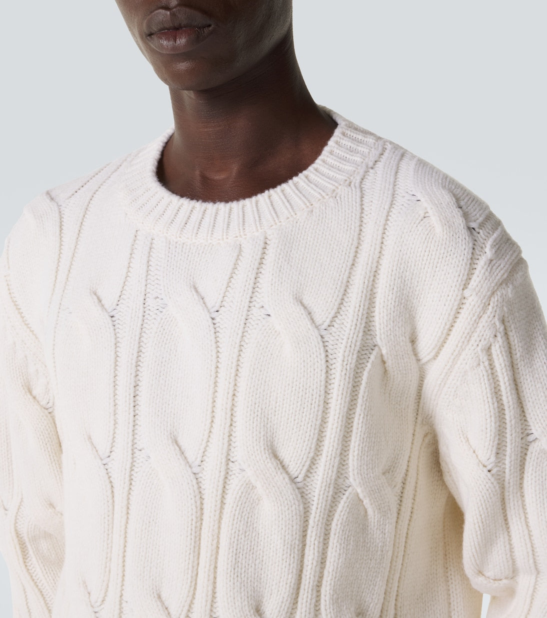 Eleventy - Cable-knit wool sweater