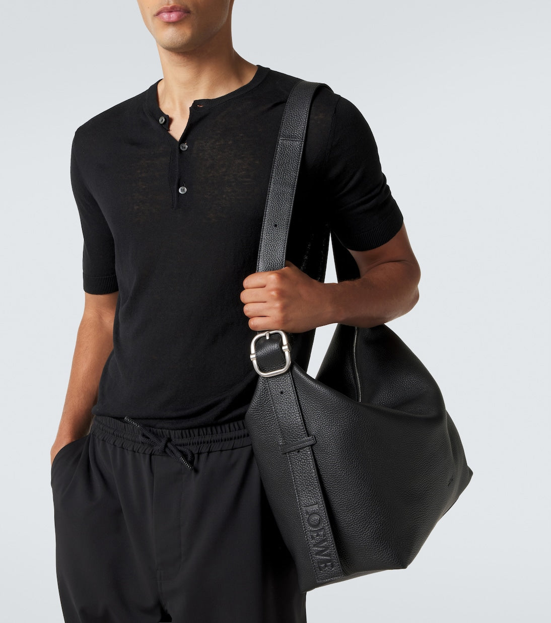 Loewe - Loop Large leather shoulder bag