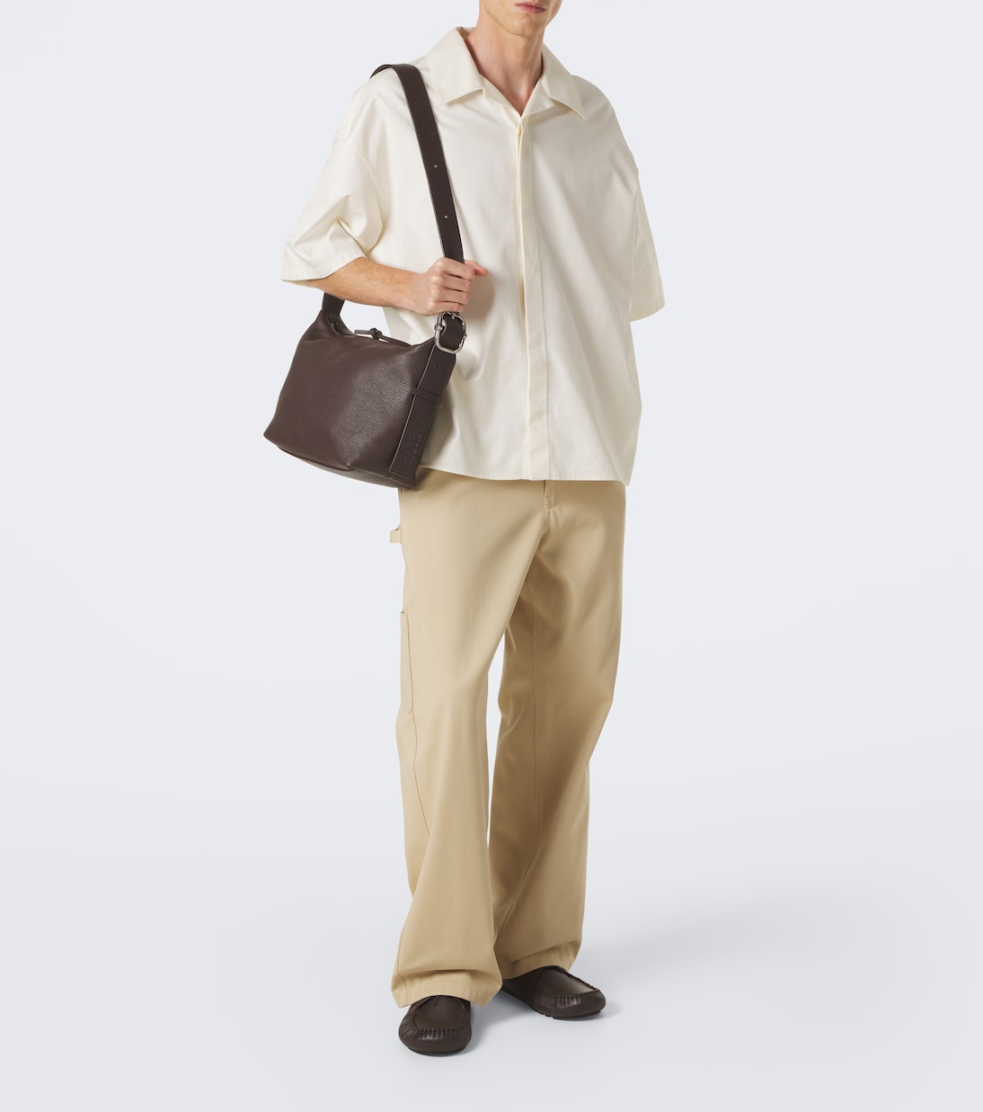 Loewe - Loop Medium leather shoulder bag