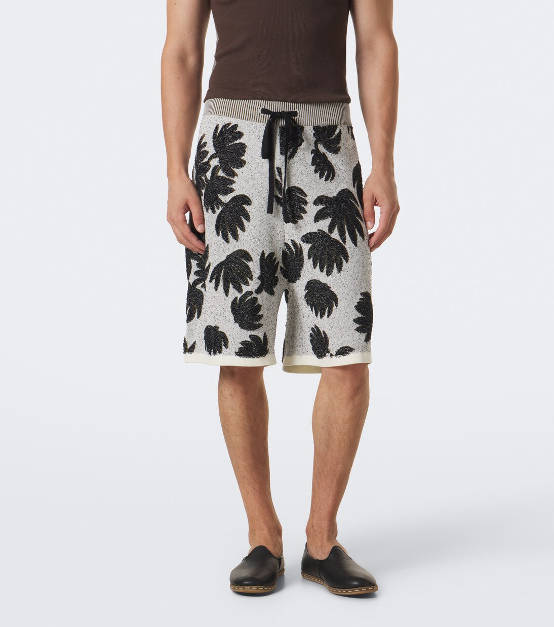 Commas - Jacquard terry shorts