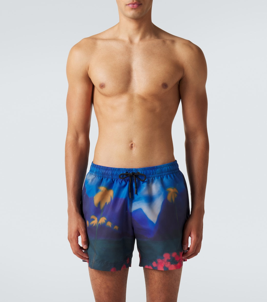 Commas - Printed swim trunks