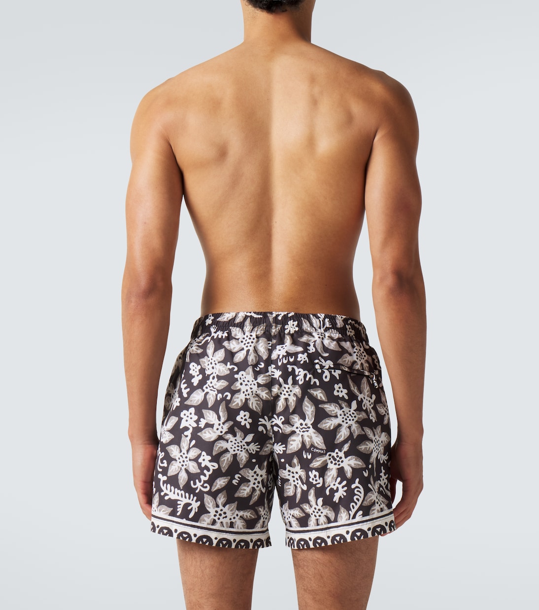 Commas - Printed swim trunks