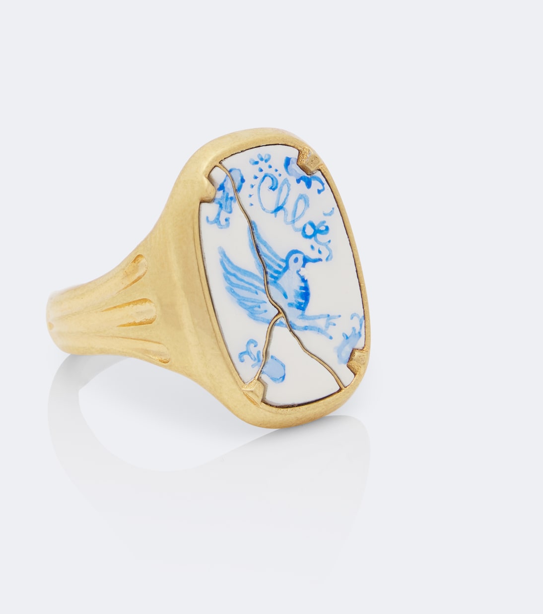 Chloé - Oversized enamel ring