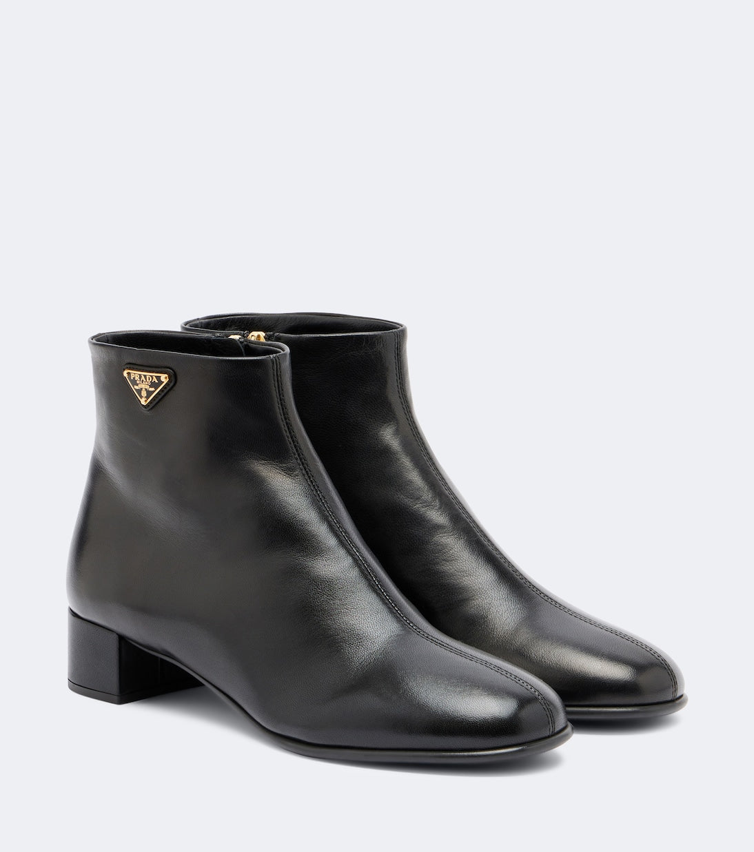 Prada - Leather ankle boots