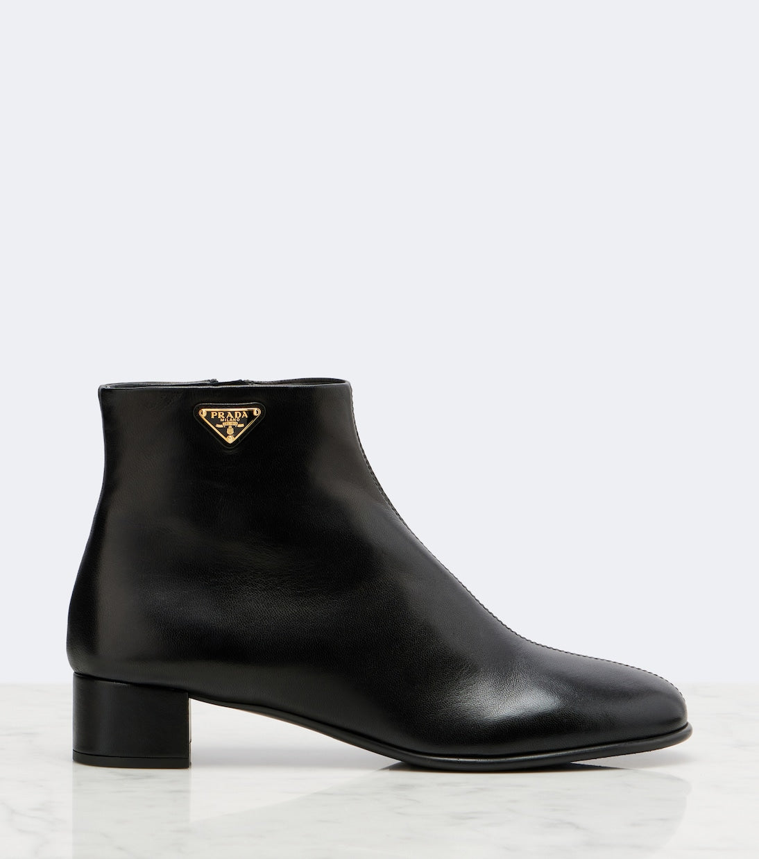 Prada - Leather ankle boots