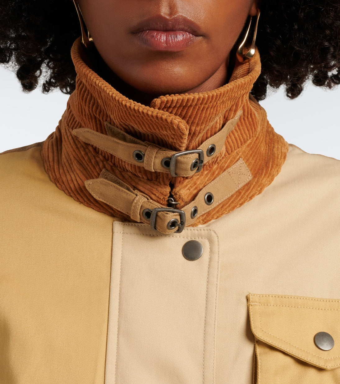 Marant Etoile - Risla patchwork cotton jacket