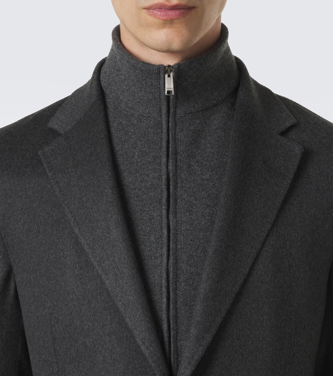 Zegna - Layered cashmere blazer