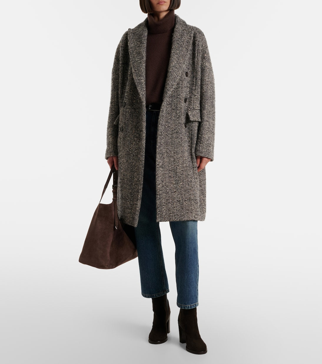 Brunello Cucinelli - Monili suede ankle boots