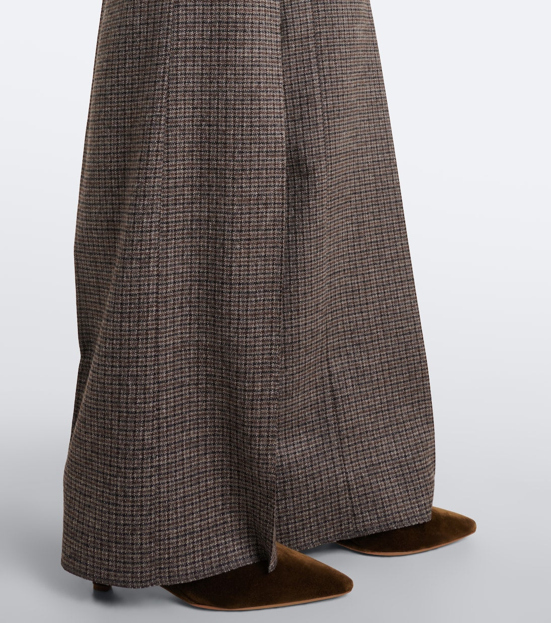 Etro - Checked wool straight pants