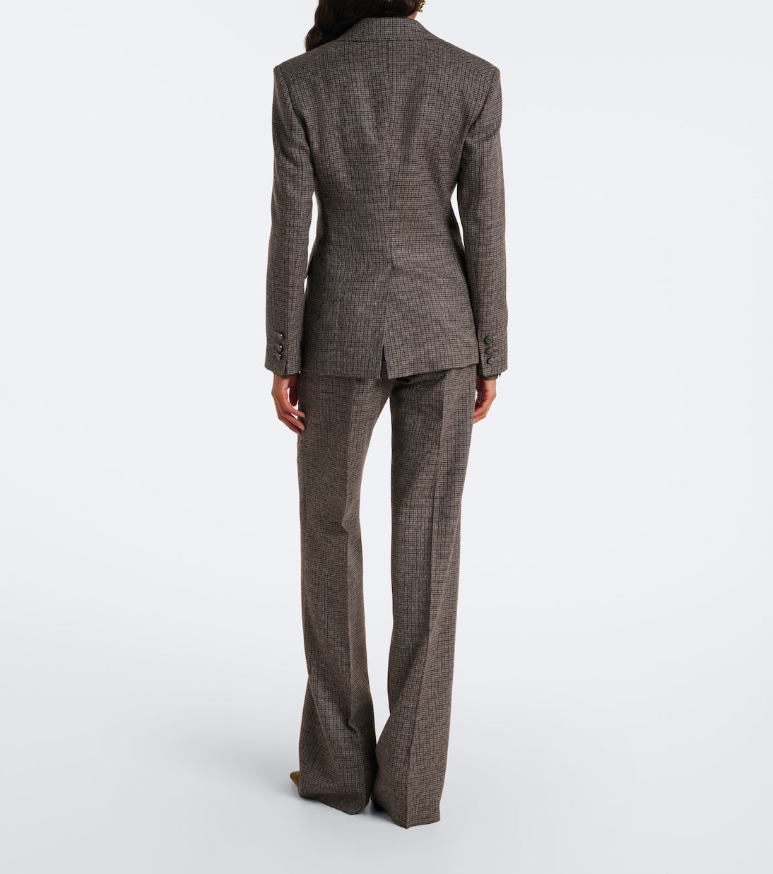 Etro - Checked wool straight pants