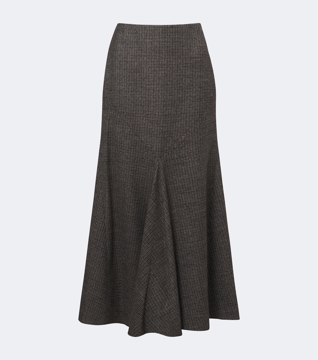 Etro - Checked wool midi skirt