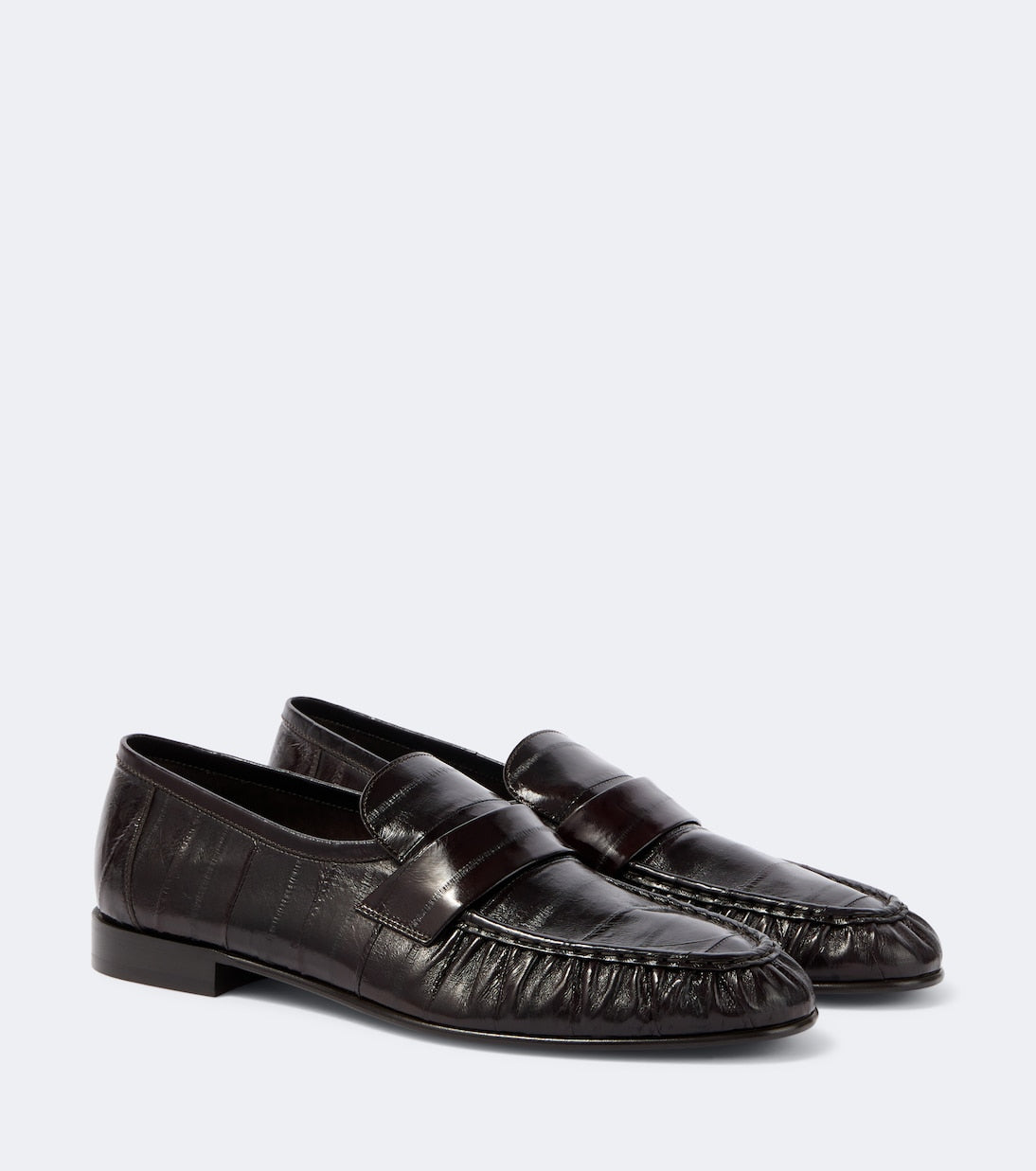The Row - Soft eel leather loafers