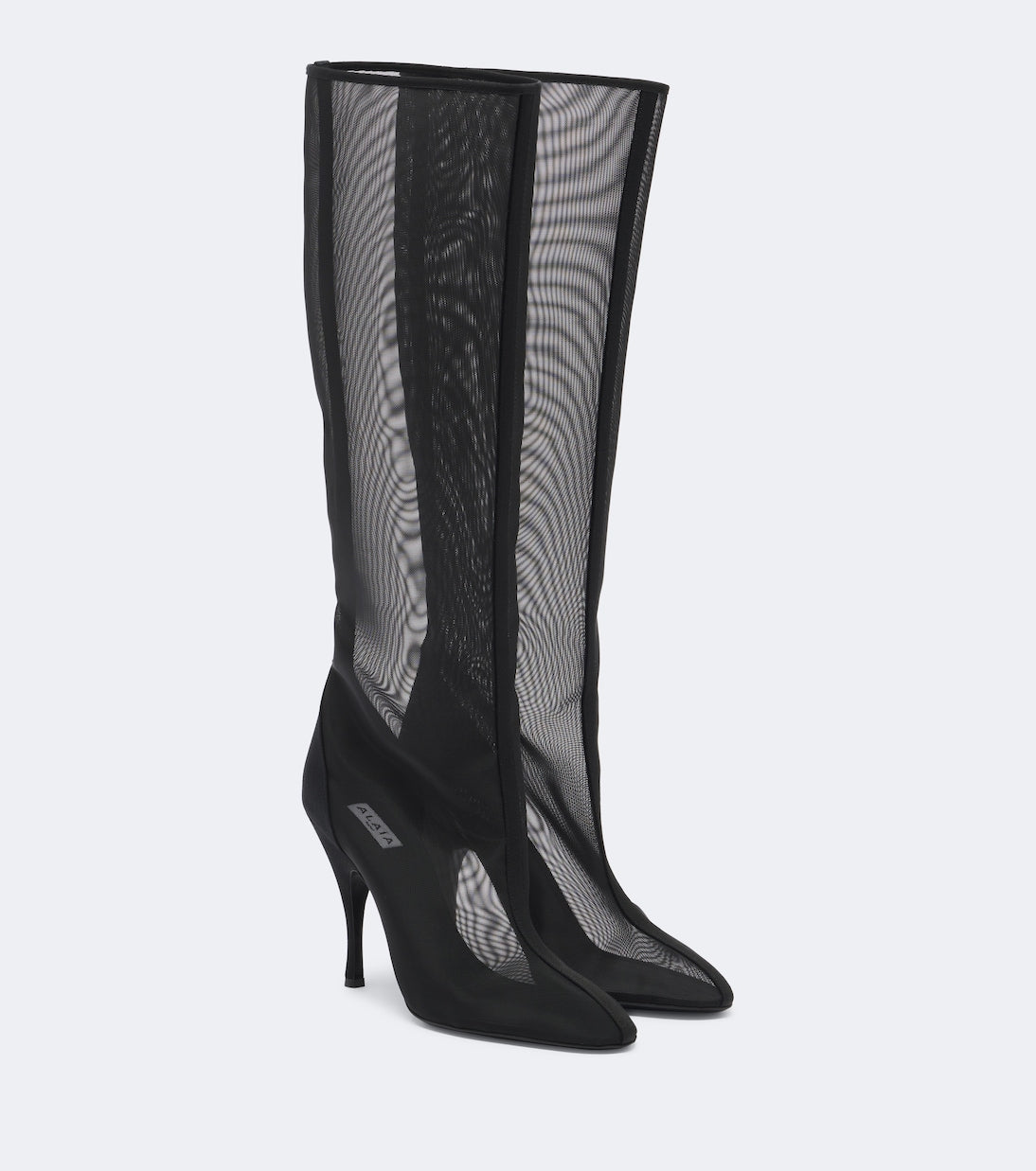 Alaïa - Mesh knee-high boots
