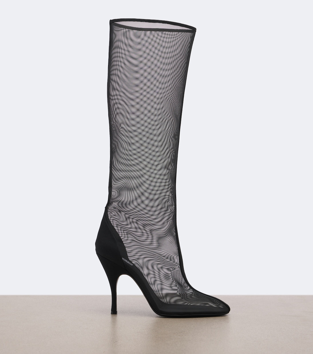 Alaïa - Mesh knee-high boots