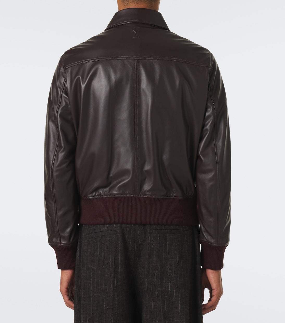 Ami Paris - Leather blouson jacket
