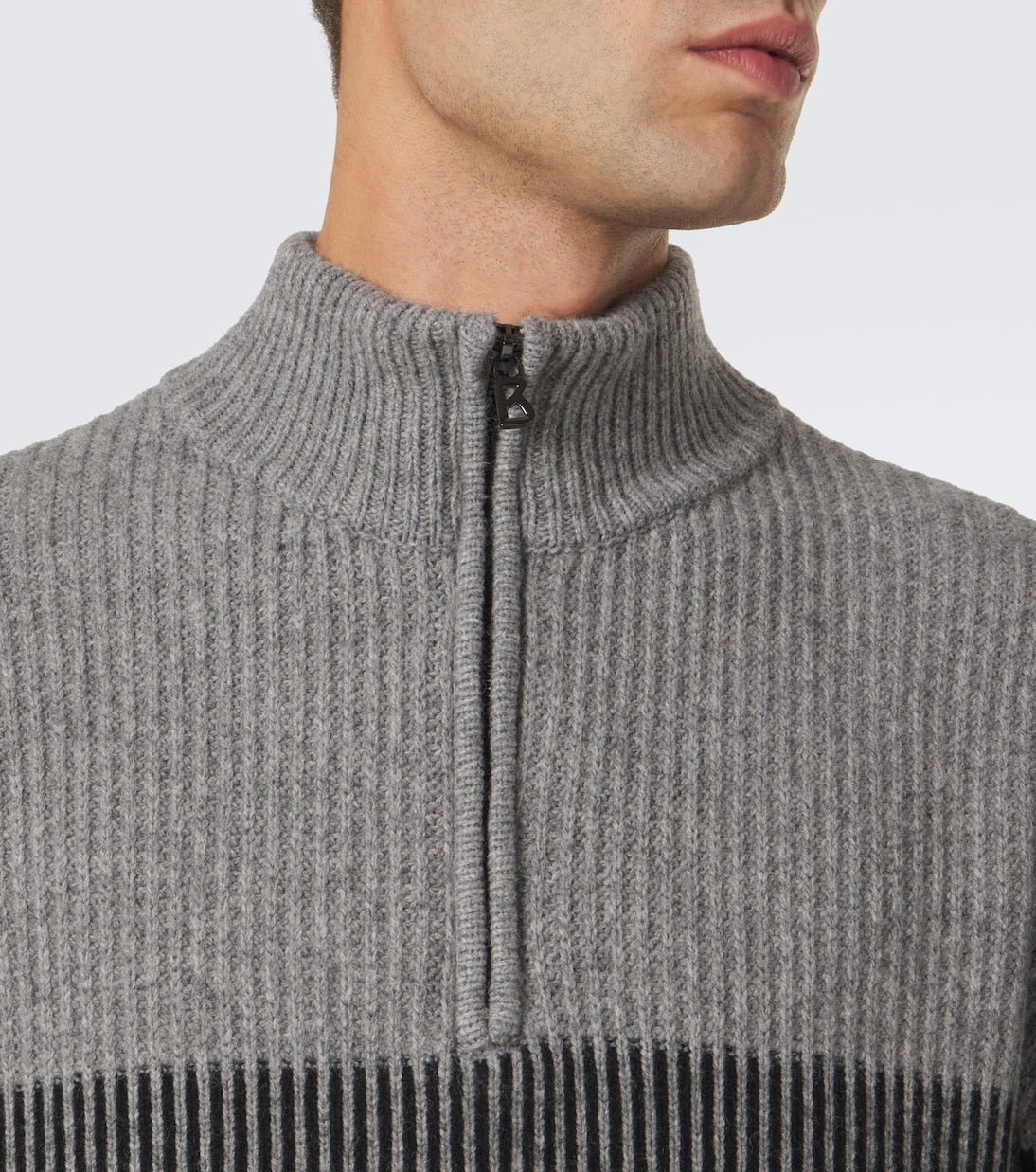 Bogner - Loris logo yak half-zip sweater