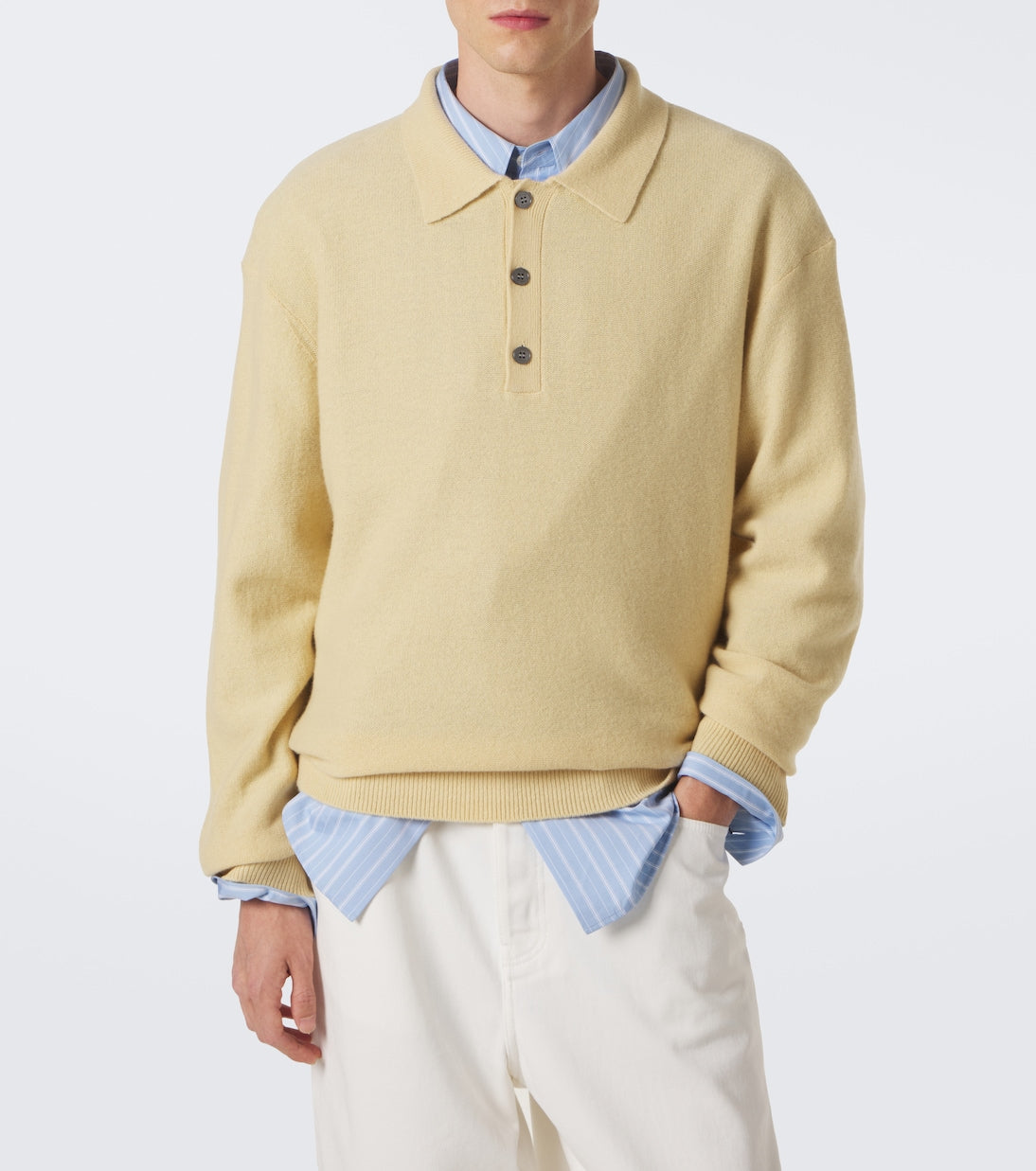 Frame - Wool polo sweater