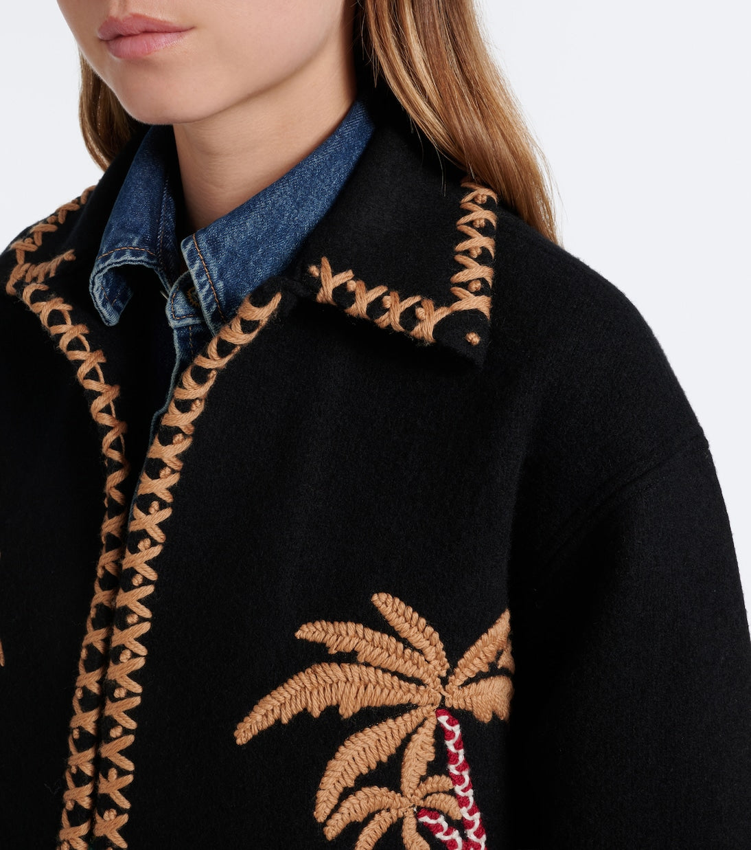 Alanui - Remember Me embroidered virgin wool jacket
