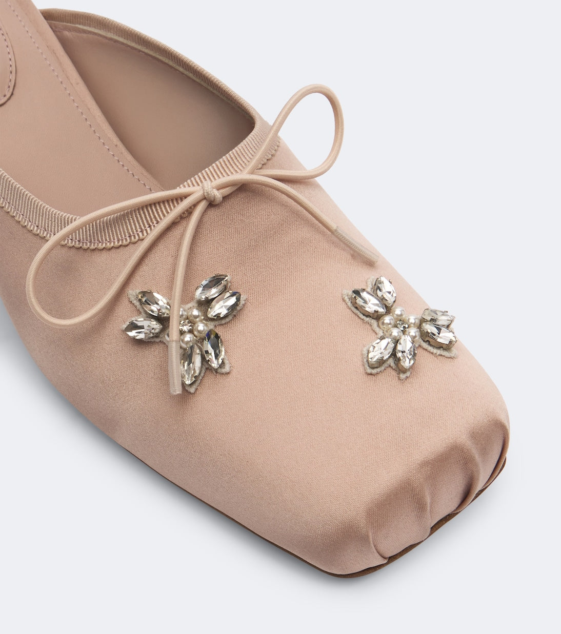 Simone Rocha - Embellished satin mules