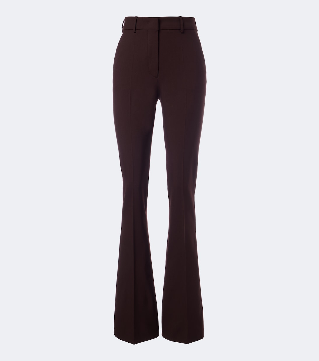 Sportmax - Flared wool-blend pants