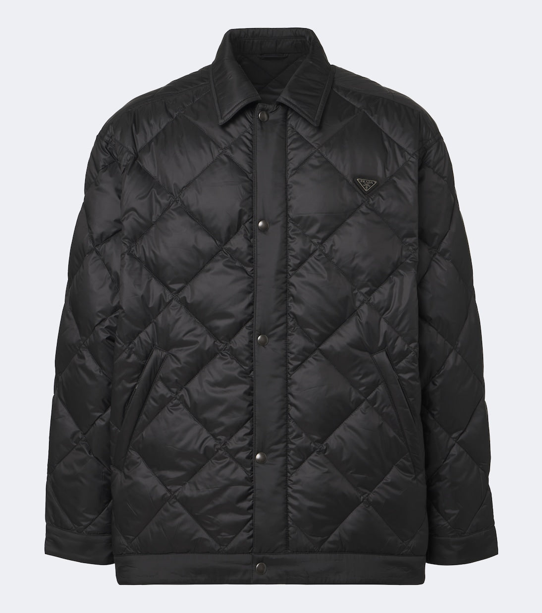 Prada - Logo quilted down jacket