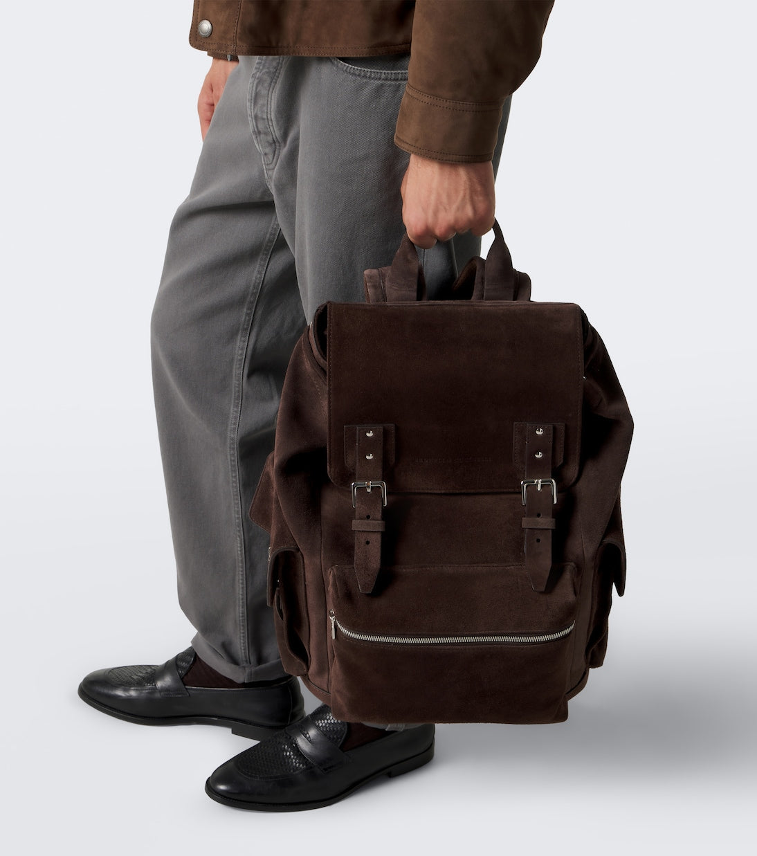 Brunello Cucinelli - Suede backpack
