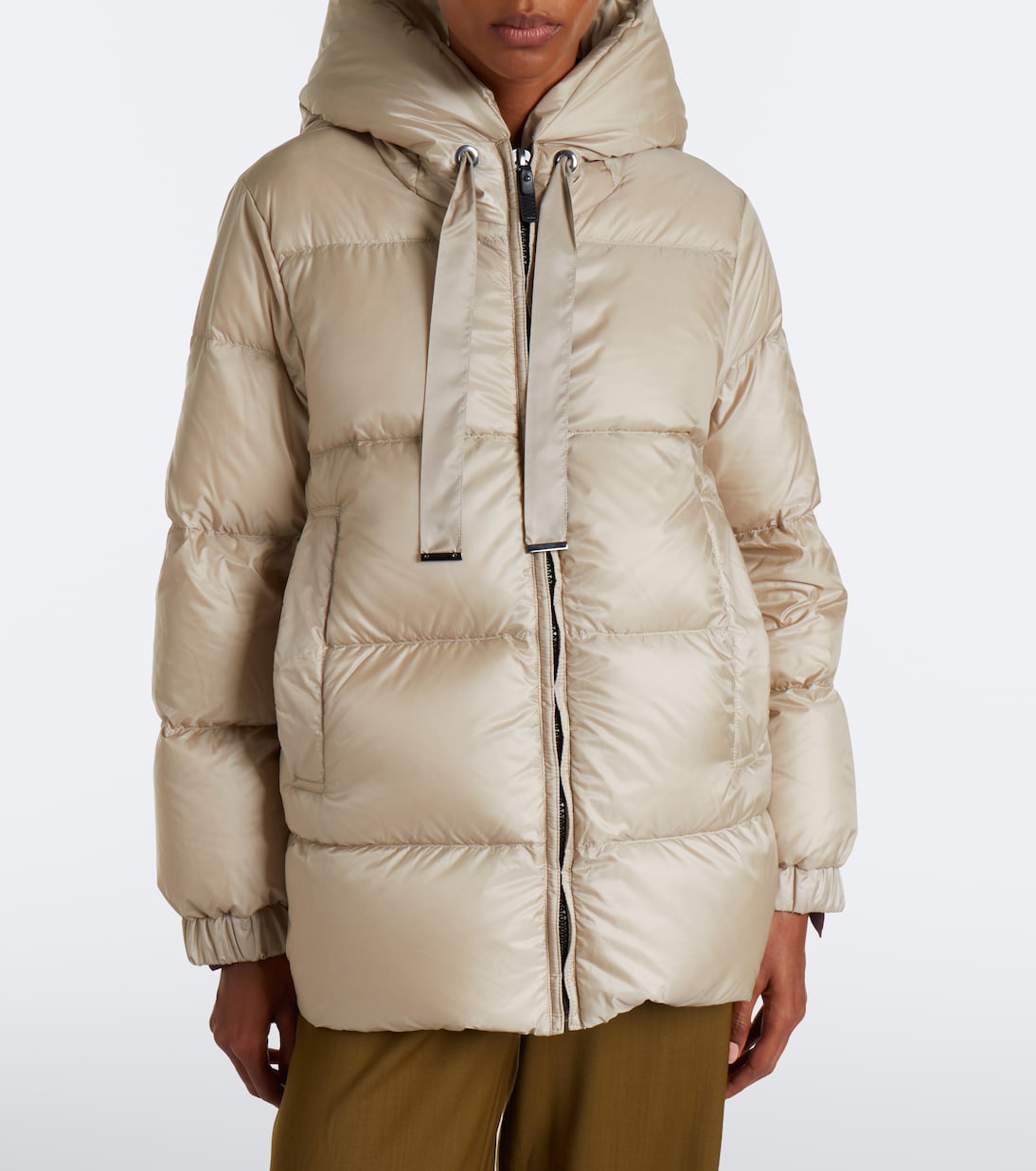 Max Mara - Hooded down jacket