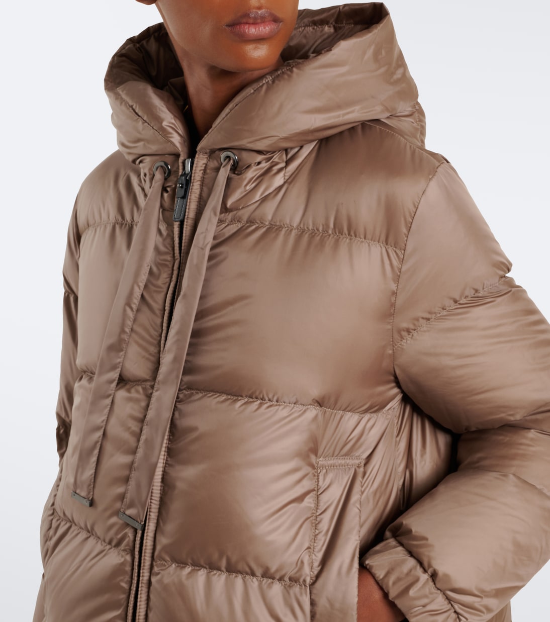 Max Mara - The Cube hooded quilted down jacket