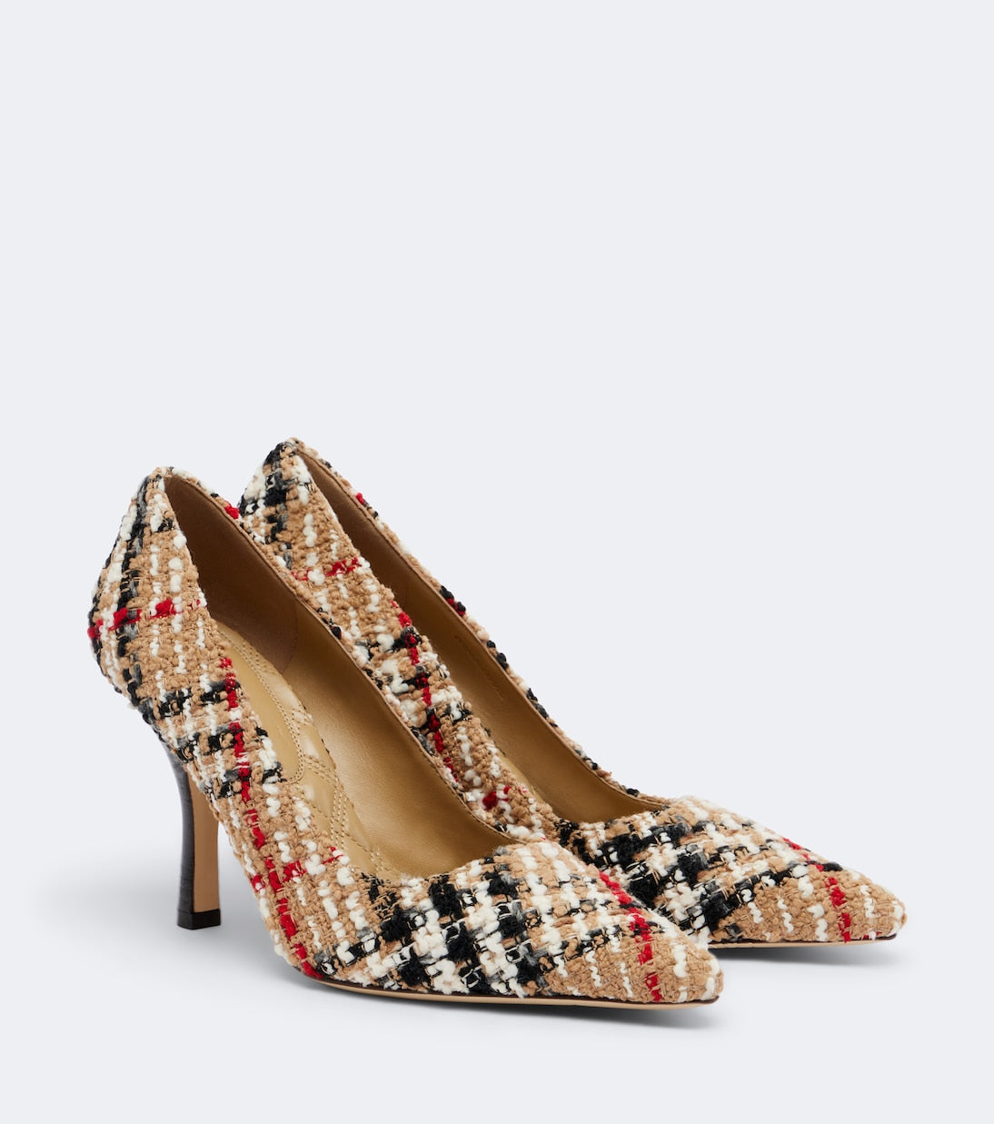 Burberry - Burberry Check bouclé pumps