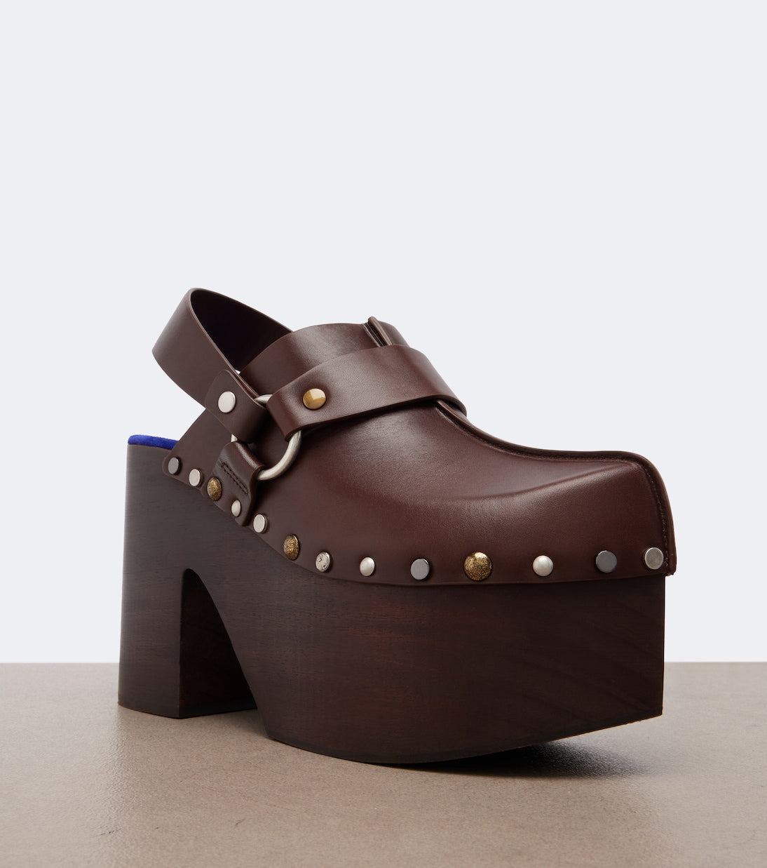 Chloé - Talis leather platform clogs
