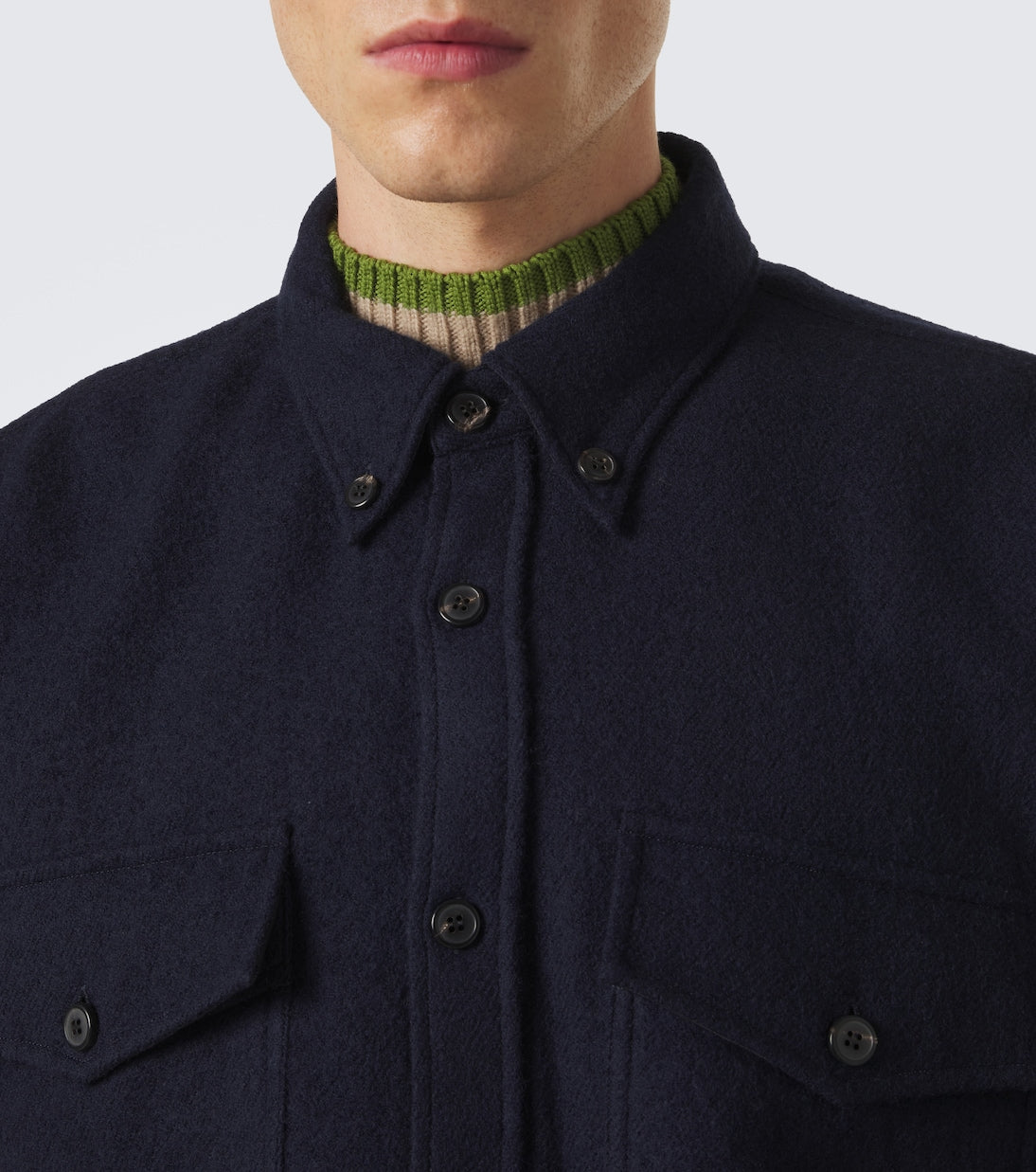 Dries Van Noten - Wool overshirt