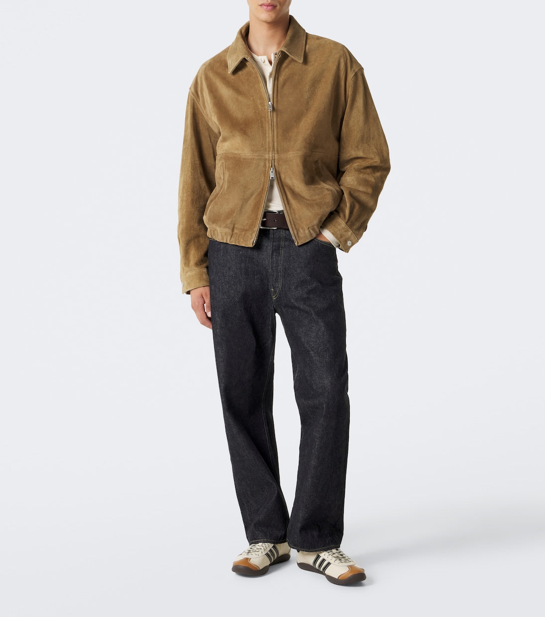 Arma - Maddox suede blouson jacket
