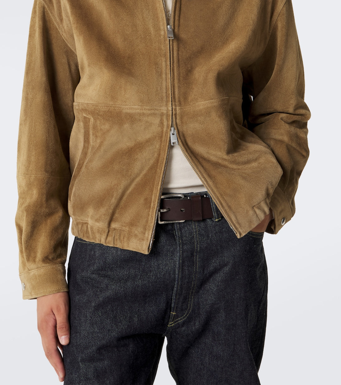 Arma - Maddox suede blouson jacket