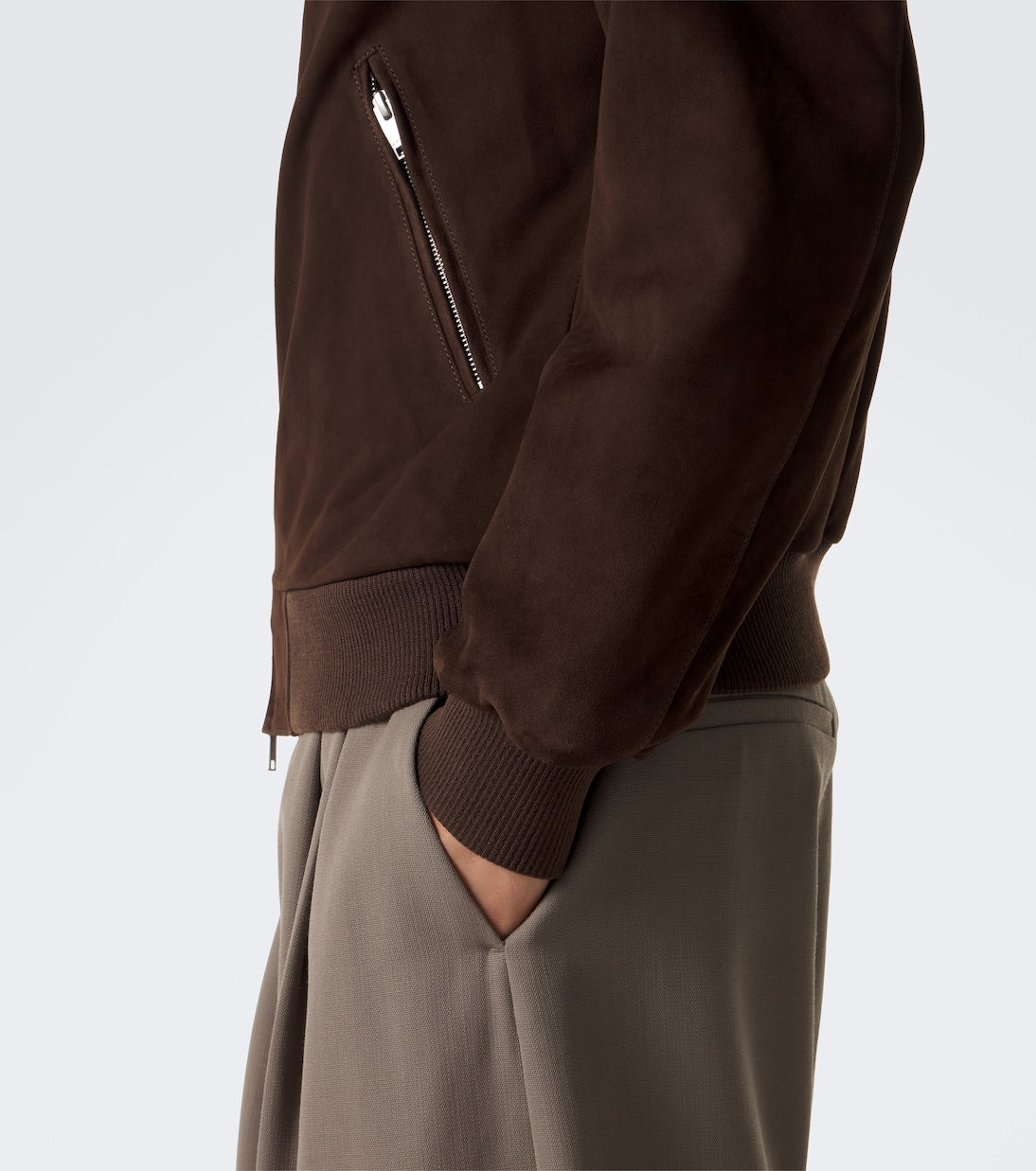 Arma - Didier suede bomber jacket