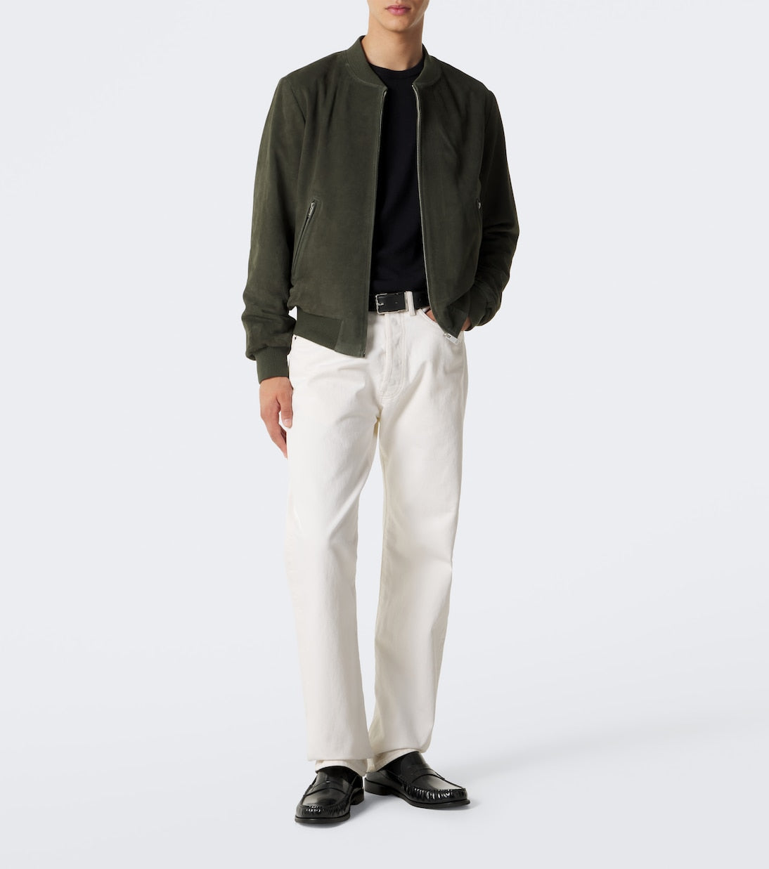 Arma - Didier suede bomber jacket
