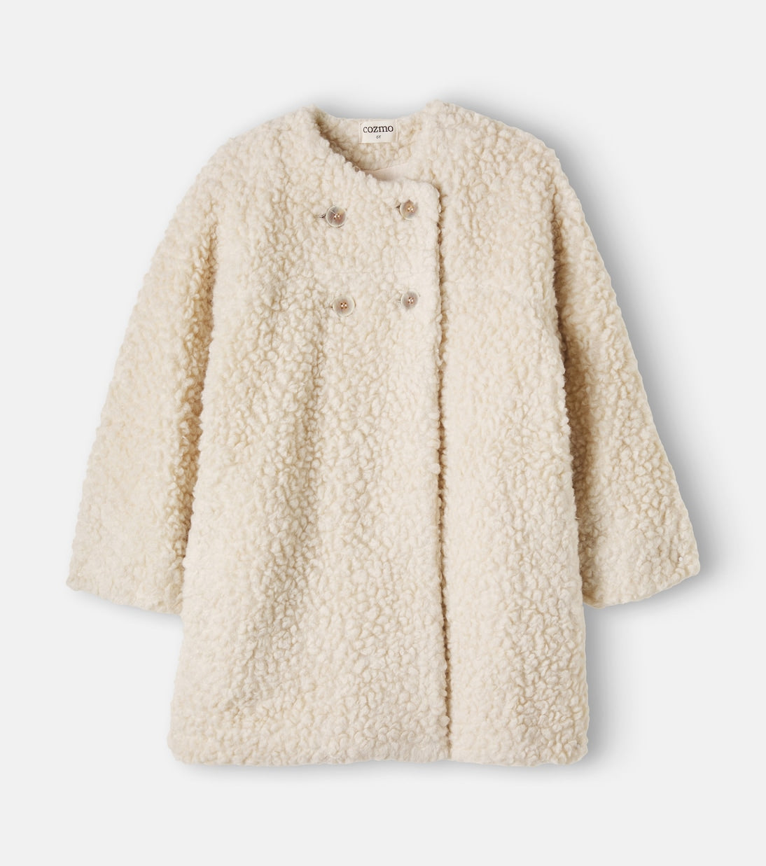 Cozmo - Plush double-breasted coat
