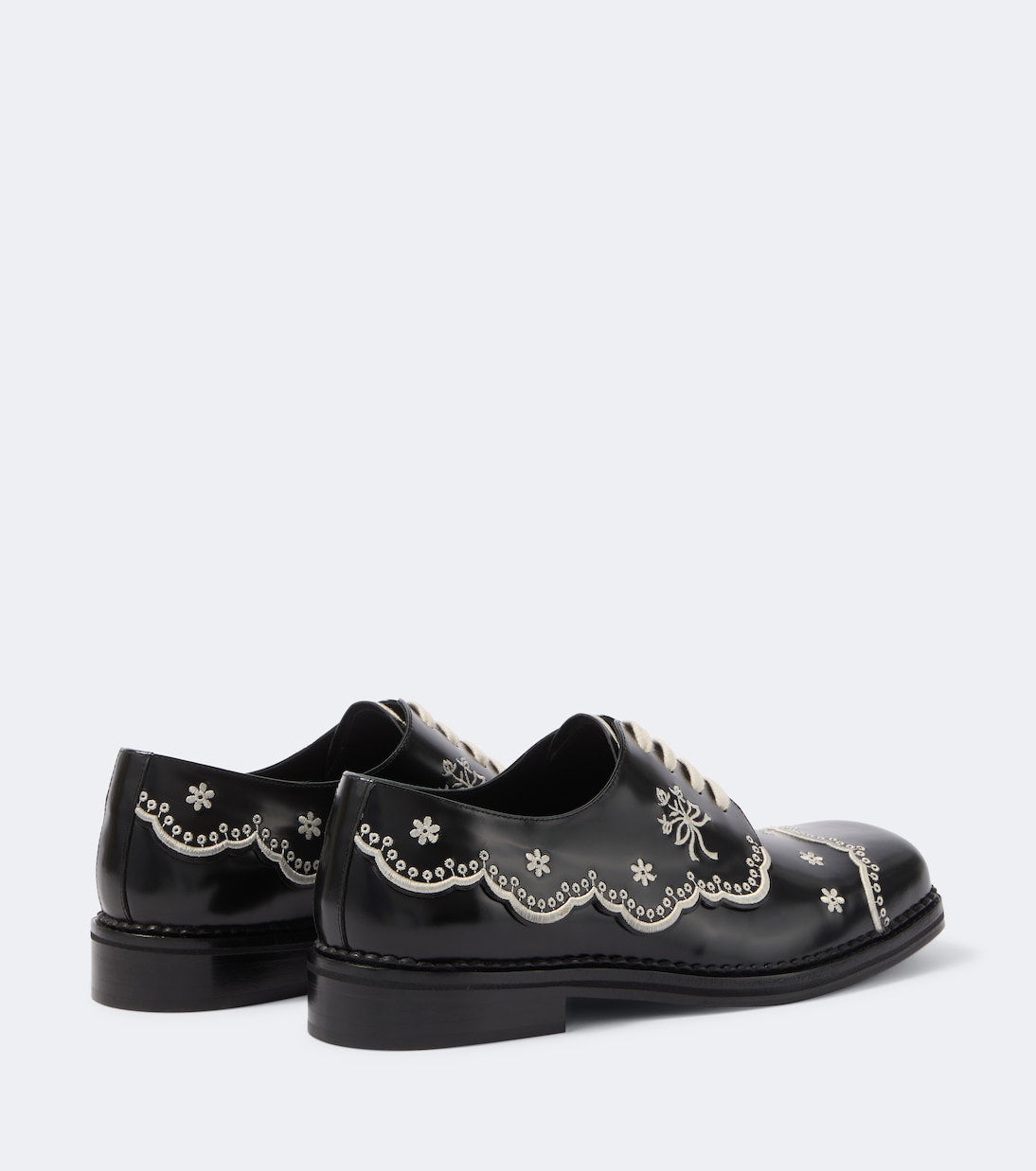 Simone Rocha - Embroidered leather brogues