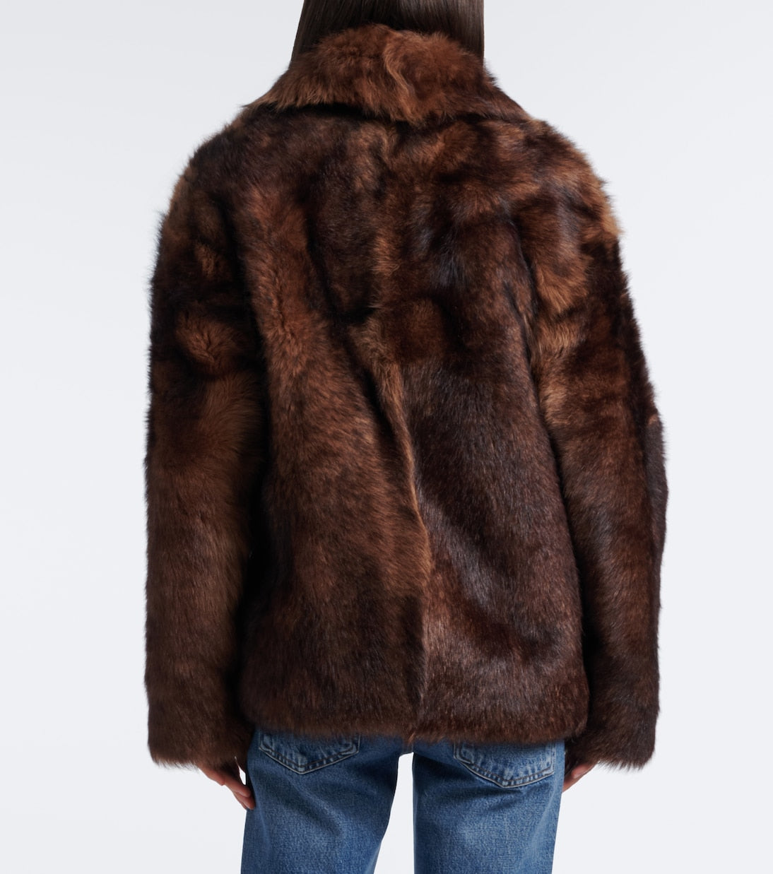 Yves Salomon - Double-breasted shearling jacket