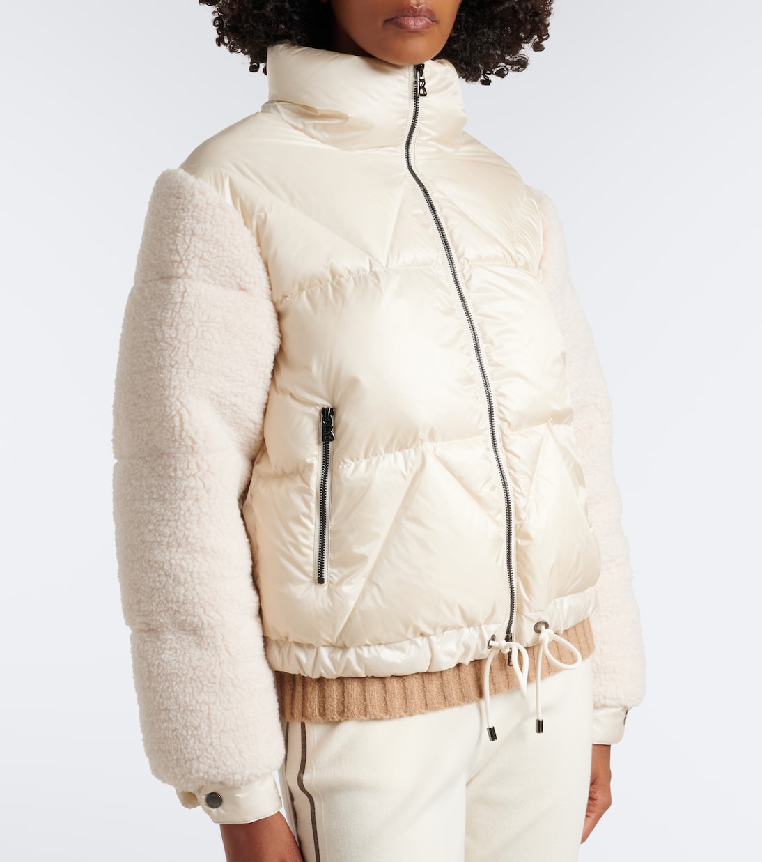 Bogner - Queeny terry-trimmed down jacket