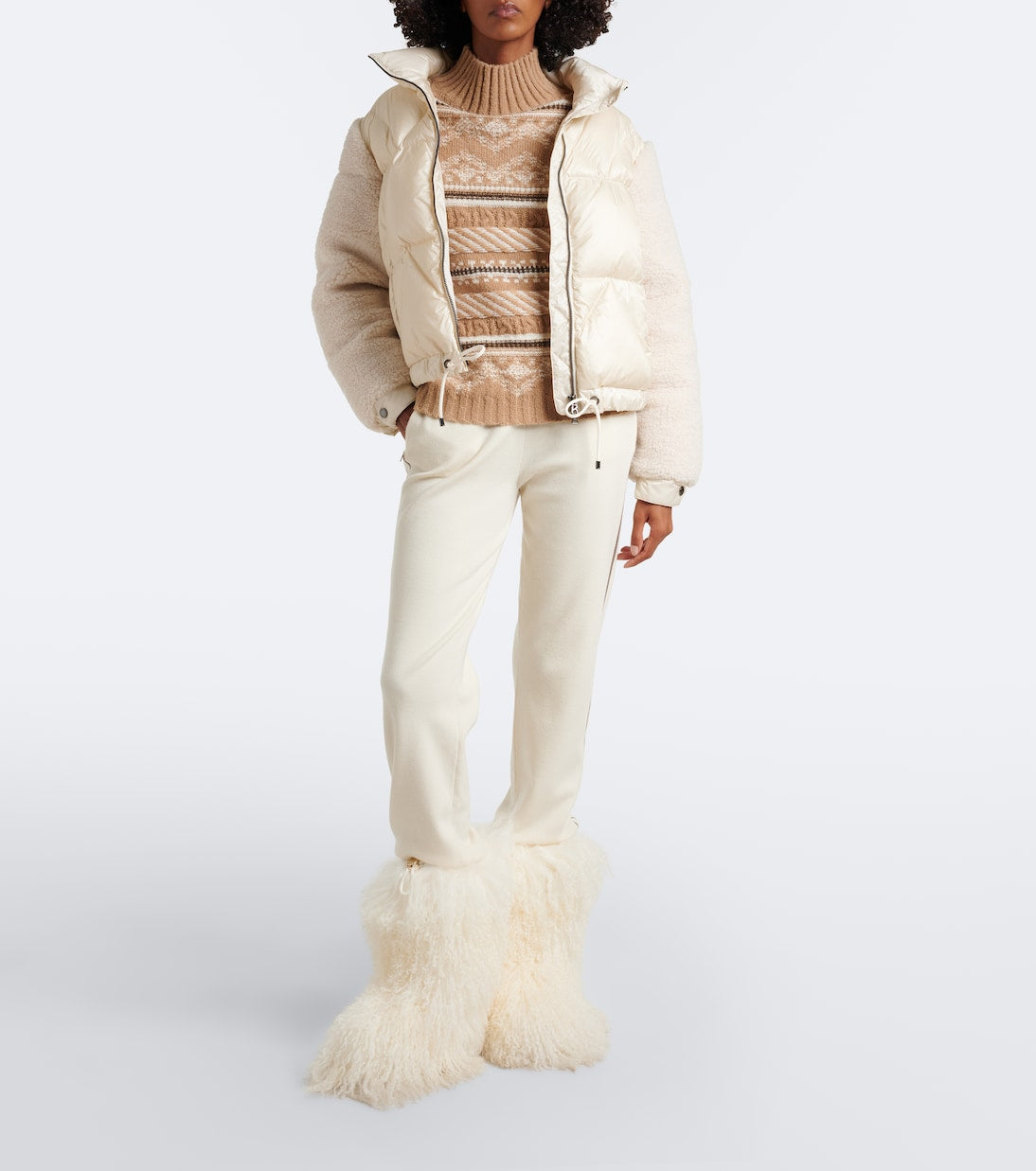 Bogner - Queeny terry-trimmed down jacket
