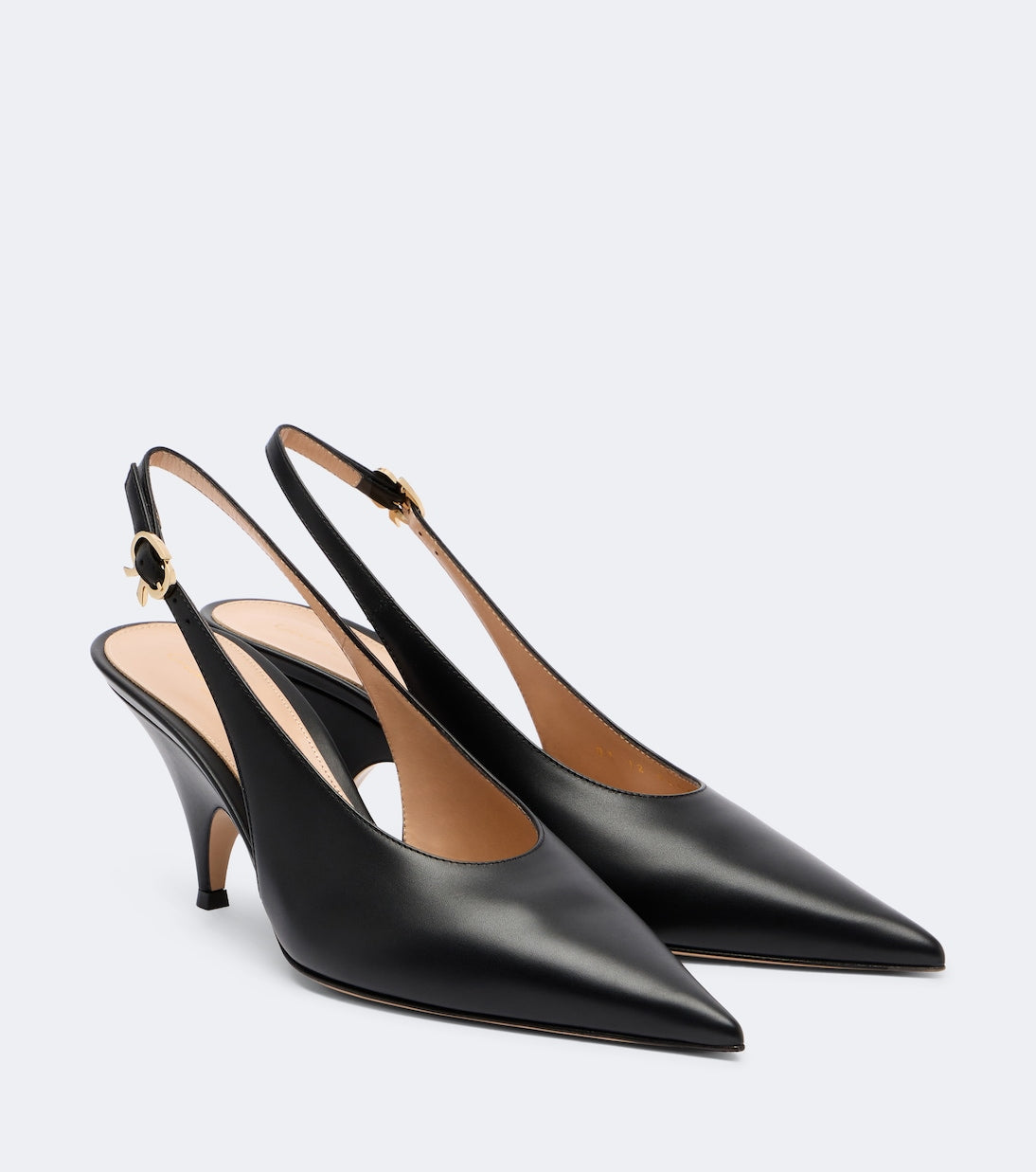 Gianvito Rossi - Sofia leather slingback pumps