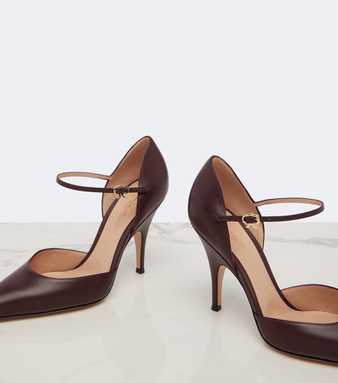 Gianvito Rossi - Sofia D'Orsay leather pumps