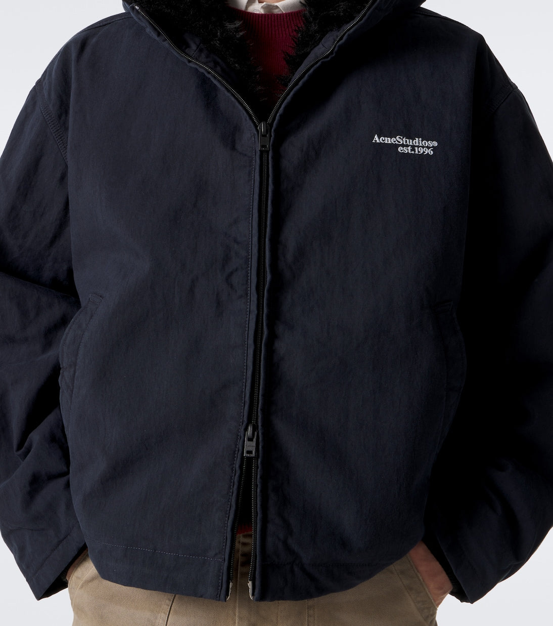 Acne Studios - Hooded canvas jacket