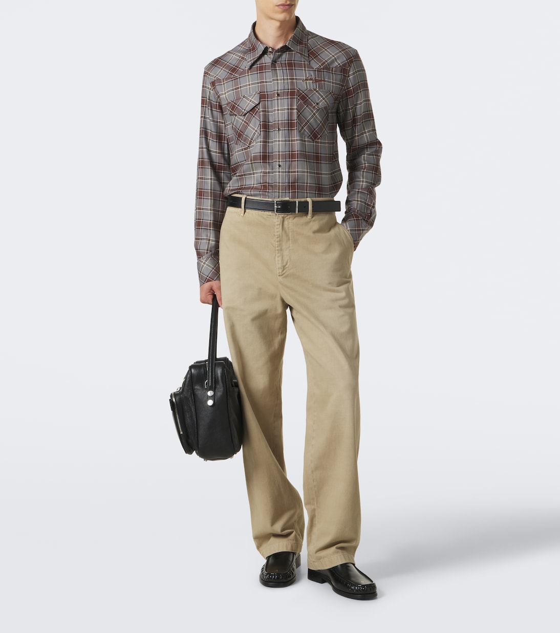 Acne Studios - Checked flannel shirt