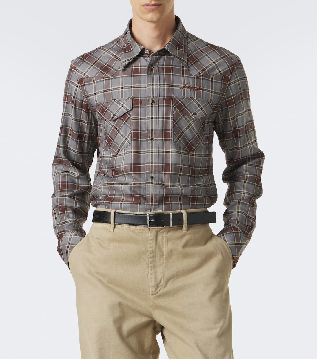Acne Studios - Checked flannel shirt