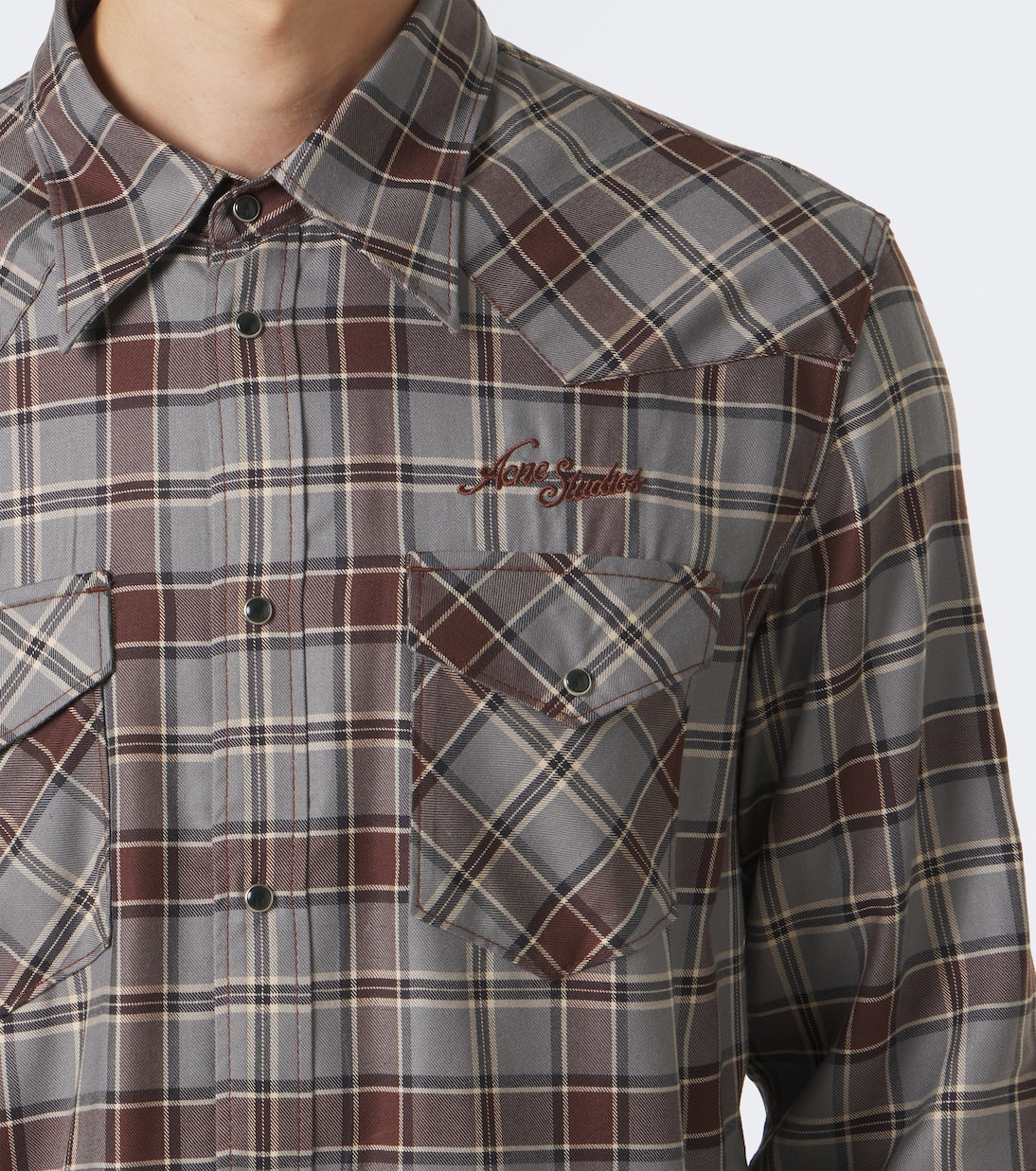 Acne Studios - Checked flannel shirt