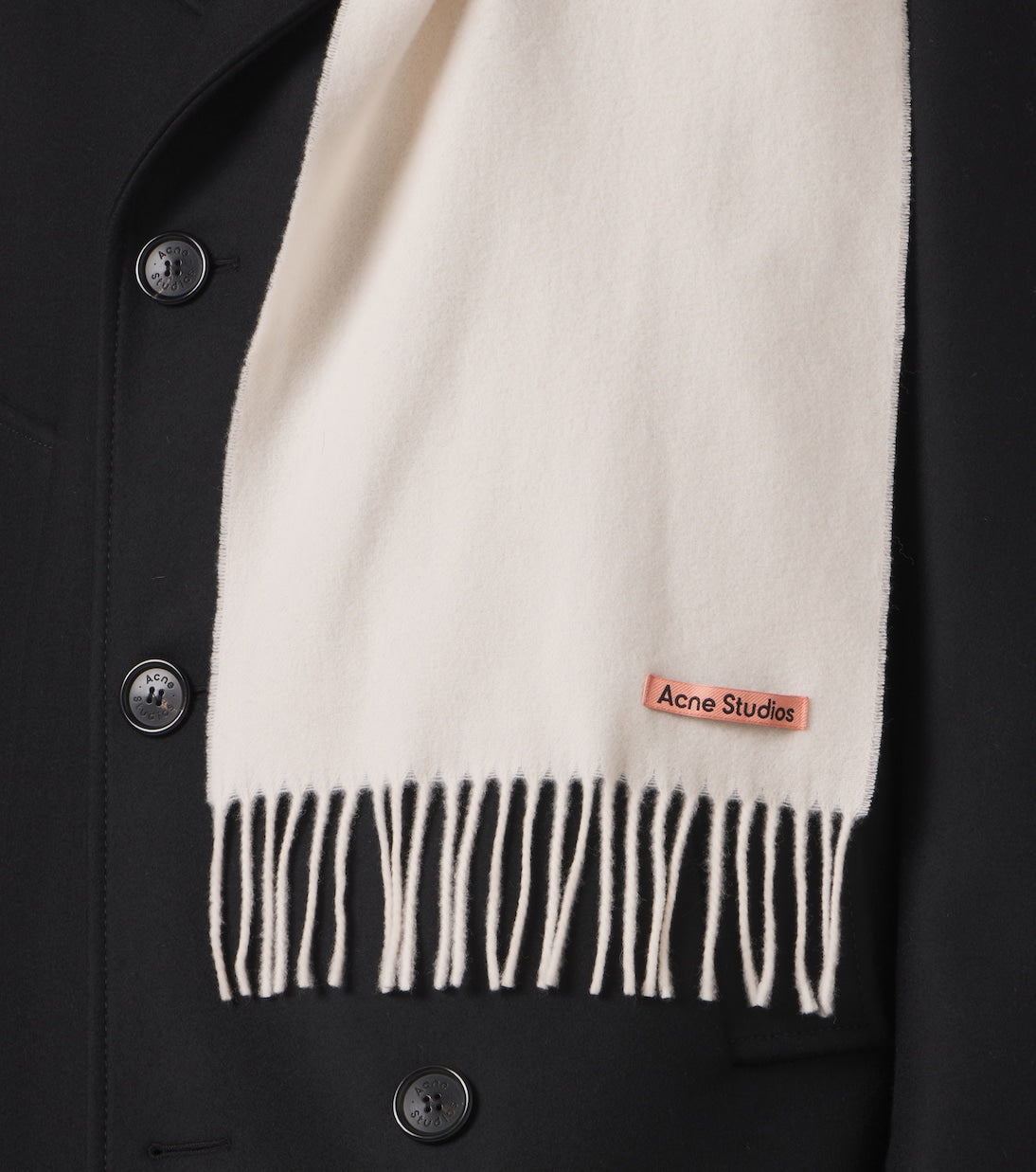 Acne Studios - Fringed wool scarf